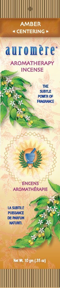 Auromere, 아로마 테라피 향, Amber, 1 pc