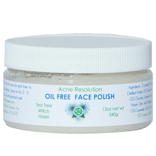 트릴리움 오가닉스, Acne Resolution 오일프리 페이스 폴리쉬 [대용량], 12 oz (340 g)