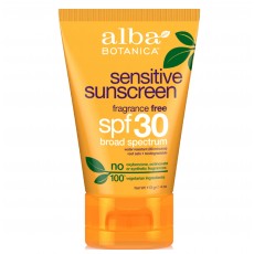 알바 보타니카, 천연 베리 이몰리언트 썬스크린 SPF 30 무향, 4 fl oz (118 ml)