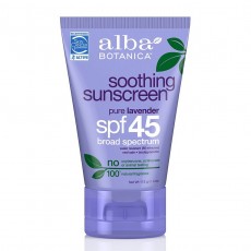 알바 보타니카, 썬스크린 SPF 45 오가닉 라벤더, 4 fl oz