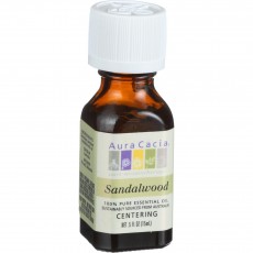 아우라카시아, 에센셜 오일 Centering 샌달우드, 0.5 fl oz (15 ml)