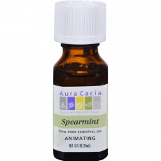 아우라카시아, 에센셜 오일 Animating (Spearmint), .5 oz (15 ml)