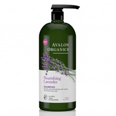 아발론 오가닉스, 라벤더 노리슁 샴푸 (대용량), 32 oz (946 ml)