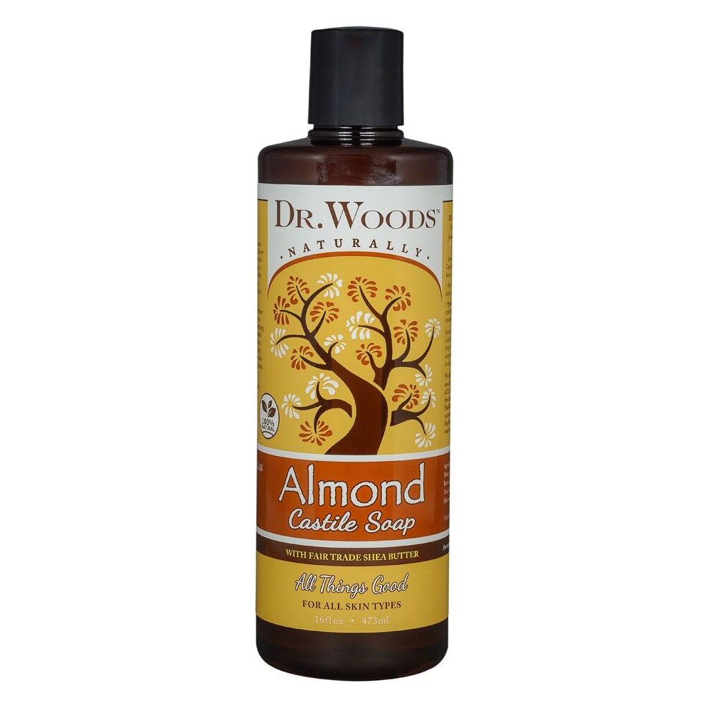 닥터우즈, 아몬드 캐스틸 솝, 시어 버터 함유, 16 fl oz (473 ml)