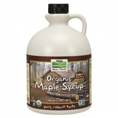 나우 Now, USDA ORGANIC 메이플 시럽, Grade B, 64 oz (1.89 L)