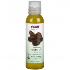 나우 Now, USDA 유기농 인증, 100% 퓨어 호호바 오일, 4 fl oz (118 ml)