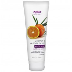 나우 Now, 브라이트닝 시스템, 비타민 C 젠틀 스크럽, 4 fl oz (118 ml)