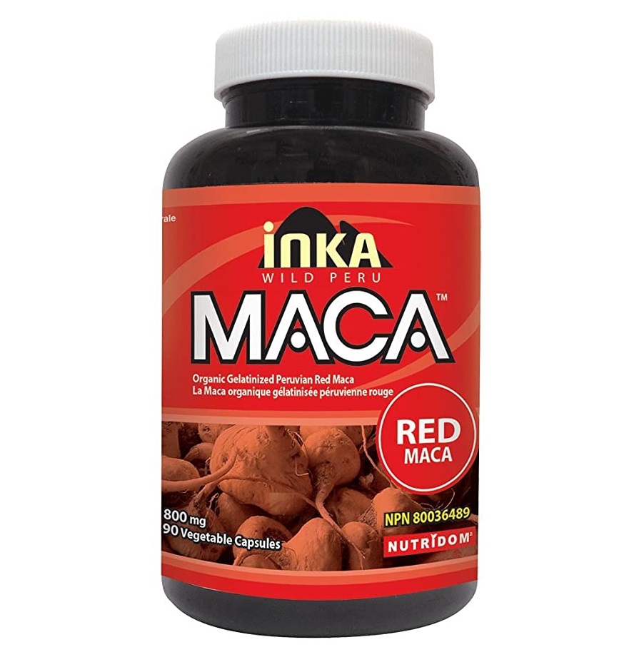 뉴트리돔, 잉카 레드 마카 800 mg [여성용] , 90 Vegetable Capsules