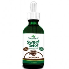 SweetLeaf, 리퀴드 스테비아, 스위트드랍 (천연 감미료), 초콜렛, 2 oz (60 ml)