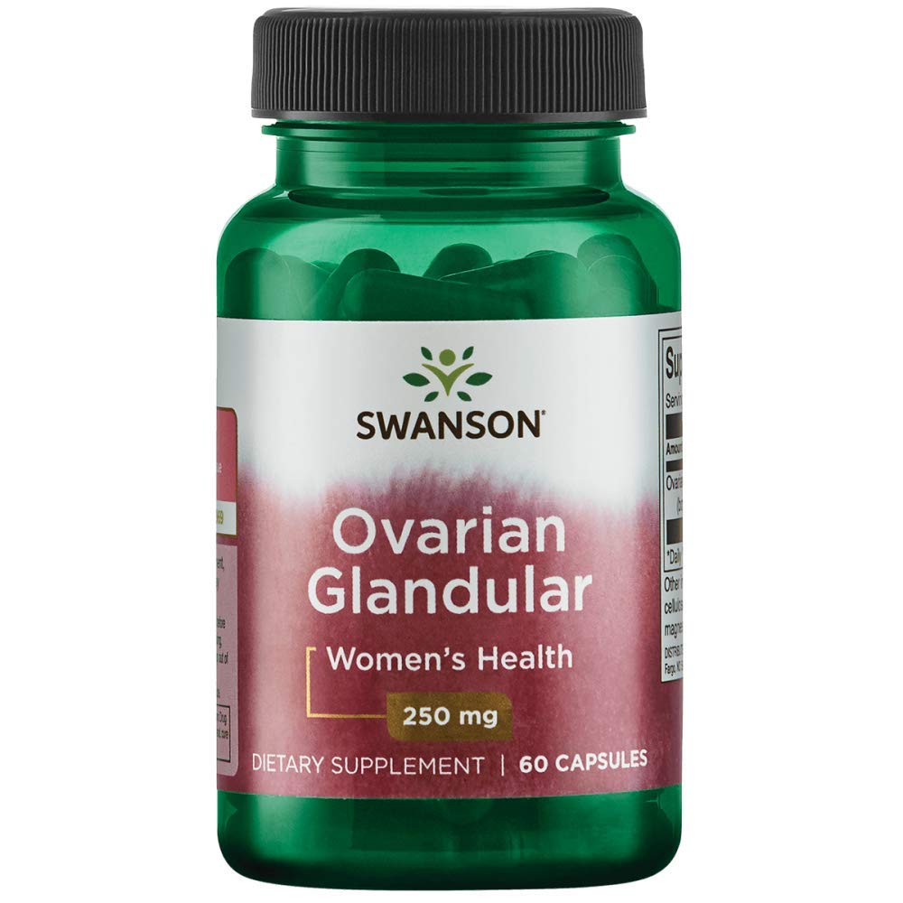 [구매대행] 스완슨 프리미엄, 로우 난소 보충제 (Raw Ovarian Glandular) 250mg, 60 capsules